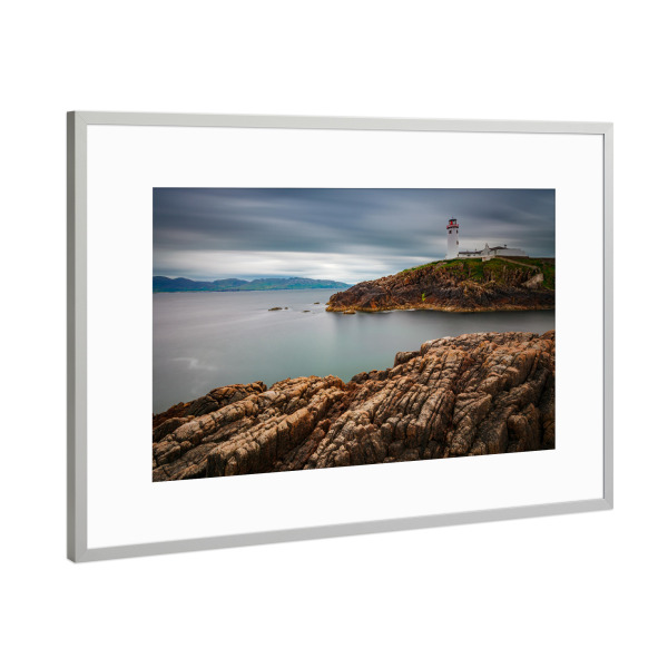 Poster mit Rahmen Silber "Fanad Head Irland" artboxONE - Natur,Reise,Architektur