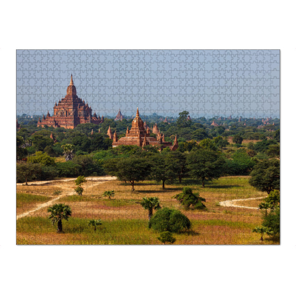 Puzzle Ravensburger "Die Landschaft bei Bagan" artboxONE - Reise,Architektur,Reise / Asien