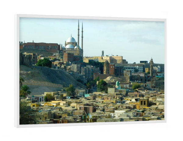 Poster mit weißem Rahmen "Totenstadt Kairo" artboxONE - Städte,Reise,Architektur,Reise / Afrika,Reise / Länder