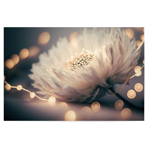 Poster 30x20 cm "Close Up With Lights" artboxONE - Floral,Für Mama