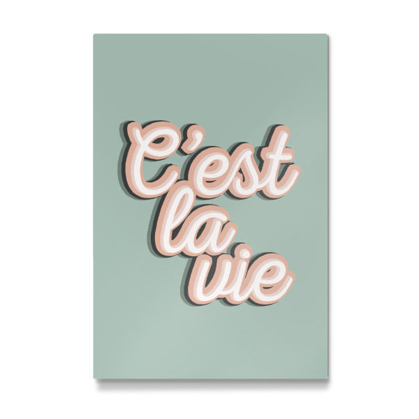 Galerie-Print "C'est La Vie - So ist das Leben" 30x20 cm artboxONE