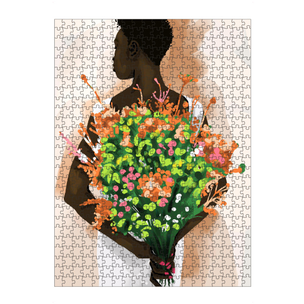 artboxONE Puzzle "Komme was wolle" artboxONE - Floral,Menschen