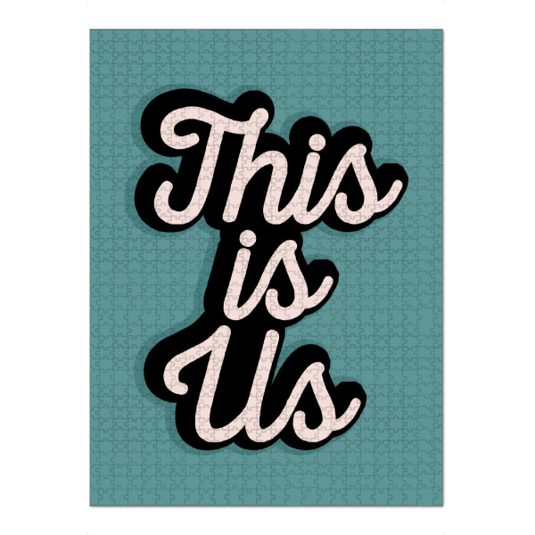 Puzzle Ravensburger "Das sind wir" artboxONE - Typografie - Familie,Freunde,Sei du,Positiv - Bild familie