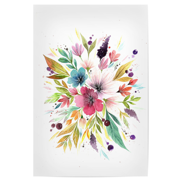 Poster "Esther Meinl - Frühlingsstrauß" artboxONE - Natur,Floral - Blume,Blumenstrauß,Natur,Blüte,Botanik,Blühen