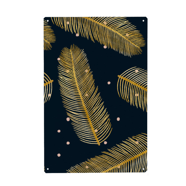 Holzbild "Palmy Nacht" artboxONE - Natur,Weihnachten