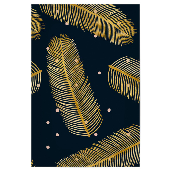 Poster 30x20 cm "Palmy Nacht" artboxONE - Natur,Weihnachten