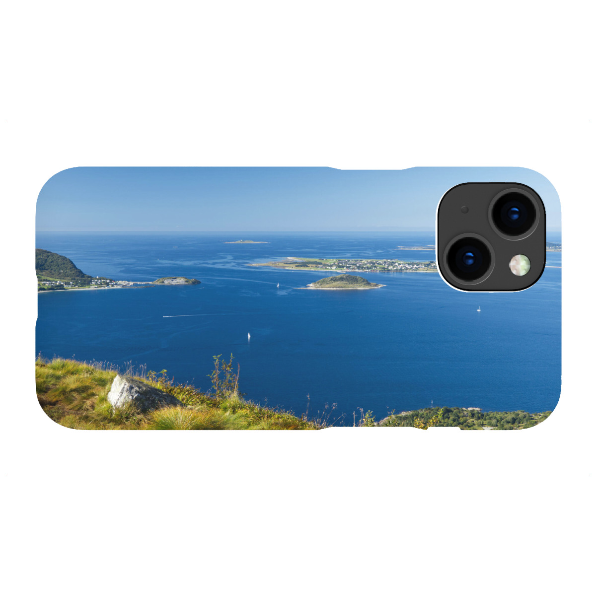 "Fjord mit Inseln bei Alesund"für iPhone - Premium-Case Handyhülle artboxONE