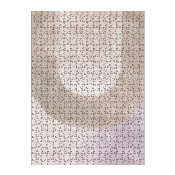 artboxONE Puzzle "Jiah-Bogen" artboxONE - Abstrakt - Lila,Farbverlauf,Ombre,Geometrie,Formen,Grafik,Abstrakt,Boho,Bohème,Taupe - Bild lila