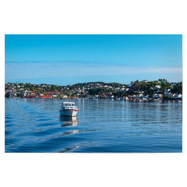 Poster 30x20 cm "Wasser, Boot, Stadt" artboxONE - Natur,Reise,Architektur,Reise / Strand und Meer,Reise / Länder