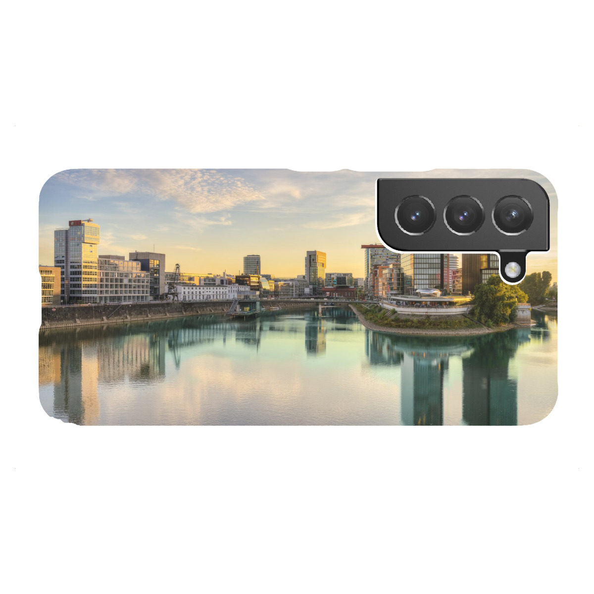 "Im Medienhafen von Düsseldorf"für Samsung Galaxy - Premium-Case Handyhülle artboxONE