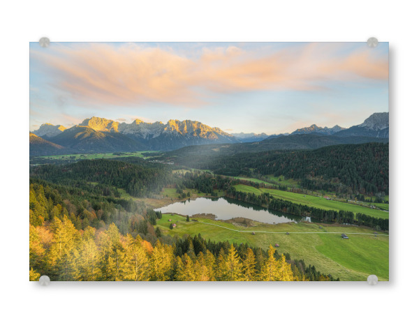 Acrylglasbild "Blick über den Geroldsee" artboxONE - Natur,Reise,Reise / Länder