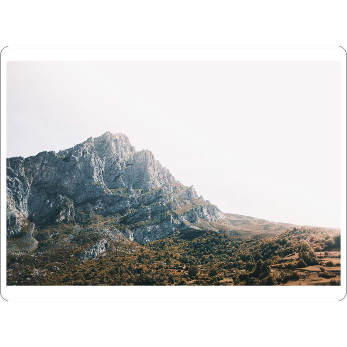 Tischset "Picos de Europa" artboxONE - Natur,Reise,Reise / Länder - Berge,Picos de europa,Spanien,Berg,Abstrakt,Fineart,Minimal,Landscape,Moody