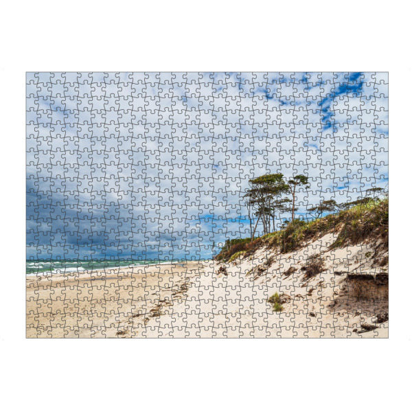 Puzzle Ravensburger "Düne, Bäume, Strand, Meer" artboxONE - Natur,Reise,Reise / Strand und Meer