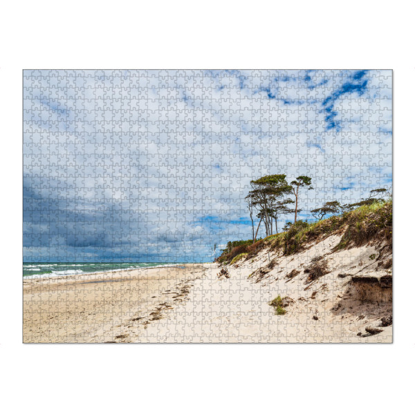 Puzzle Ravensburger "Düne, Bäume, Strand, Meer" artboxONE - Natur,Reise,Reise / Strand und Meer