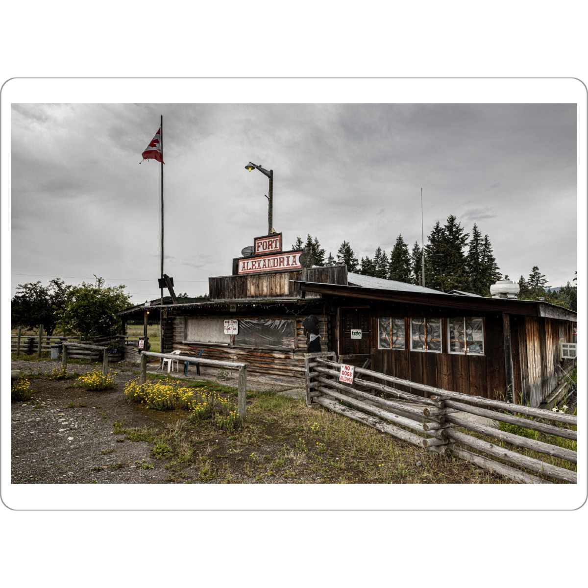 Tischset "Fort Alexandria" artboxONE - Architektur - Fort alexandria,Kanada,Wilder westen,Fort,Indianer,British columbia - Bild fort alexandria