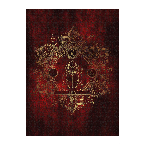 Puzzle Ravensburger "Tierkreis - Feuer - Löwe" artboxONE - Natur,Floral,Abstrakt