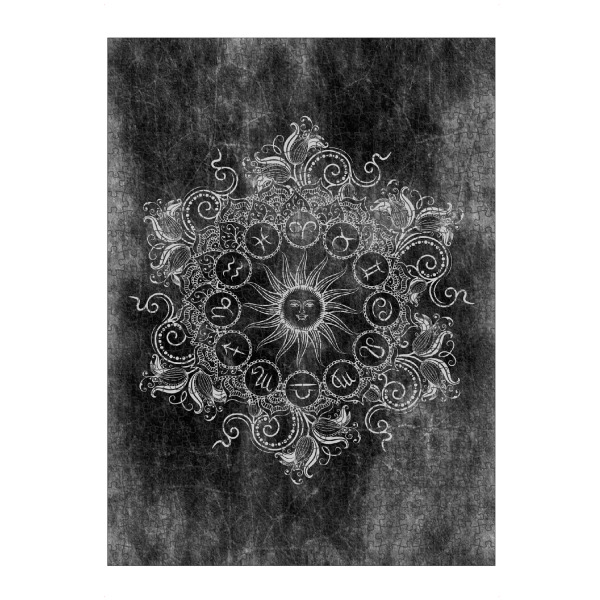 Puzzle Ravensburger "Zodiac - Kohle - Alle" artboxONE - Natur,Floral,Abstrakt