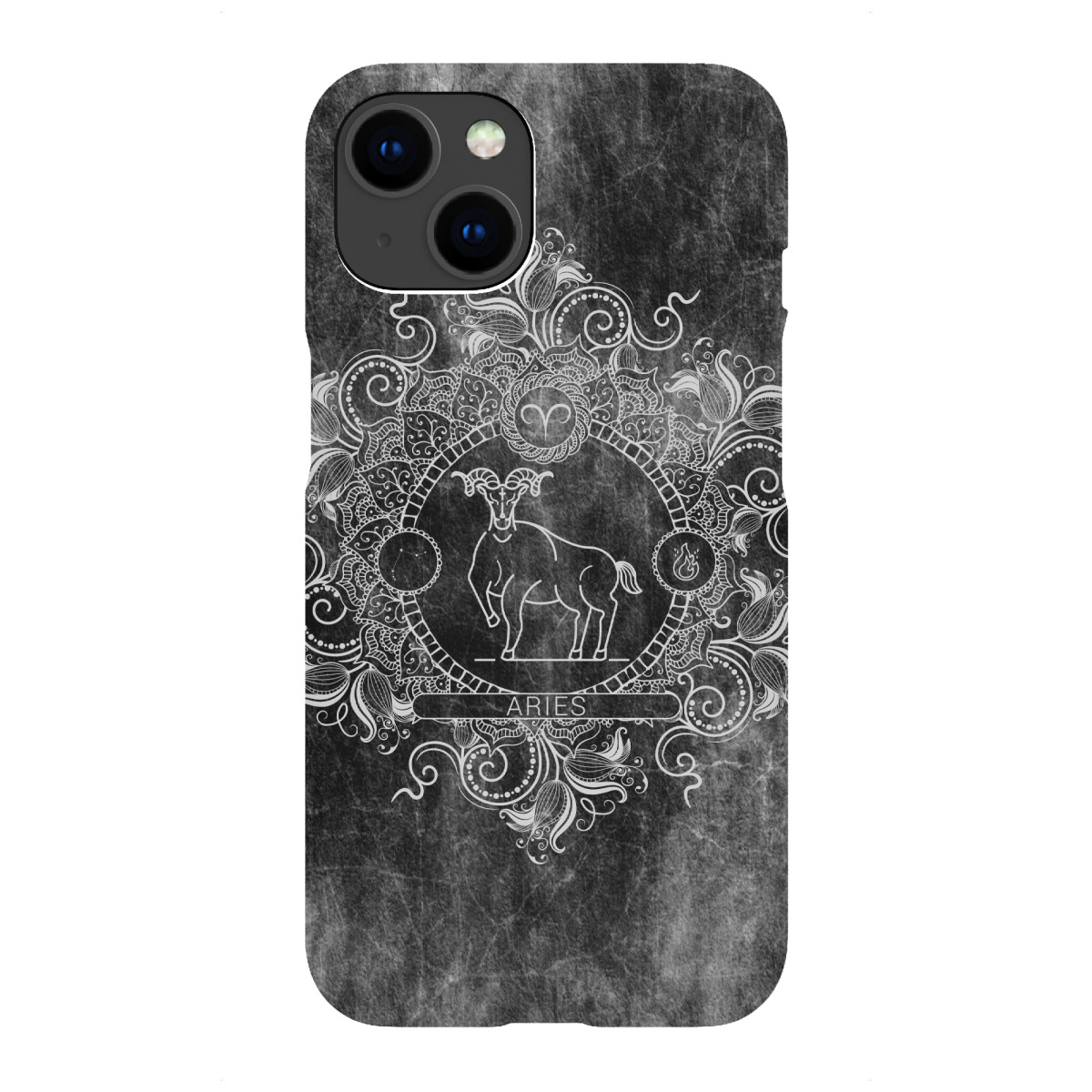 iPhone "Sternzeichen - Kohle - Widder" Premium-Case Handyhülle artboxONE