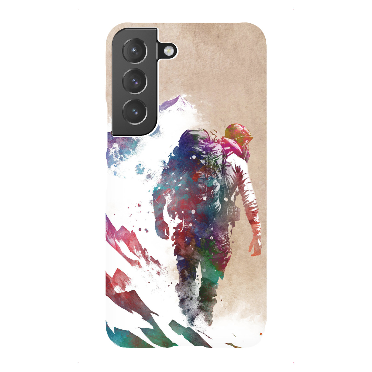 "Bergsteiger Sportkunst"für Samsung Galaxy - Premium-Case Handyhülle artboxONE