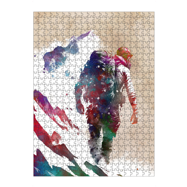 Puzzle Ravensburger "Bergsteiger Sportkunst" artboxONE - Sport,Sport / Motivation