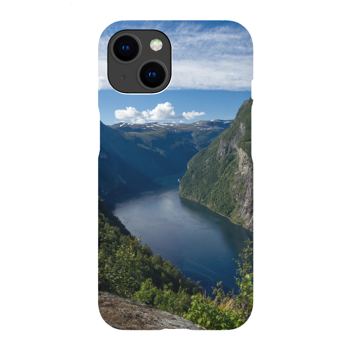 "Weitblick Geirangerfjord"für iPhone - Premium-Case Handyhülle artboxONE