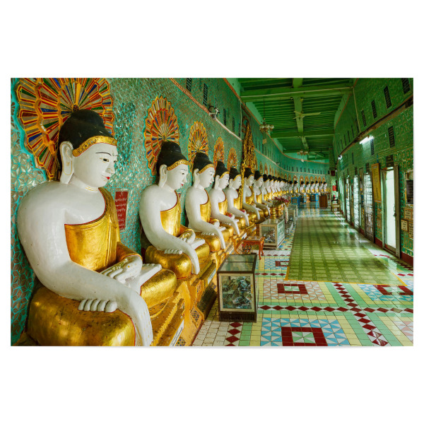 Poster "Umin Thonze Pagode Myanmar" artboxONE - Architektur