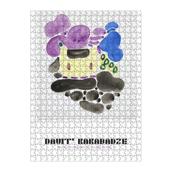 Puzzle Ravensburger "Kakabadze - Flower Forms V" artboxONE - Typografie,Abstrakt - Abstract,Modern,Minimalism,Mcm,Mid century - Bild abstract