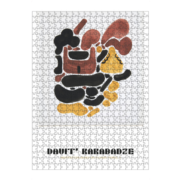 artboxONE Puzzle "Kakabadze - Flower Forms Duo" artboxONE - Typografie,Abstrakt