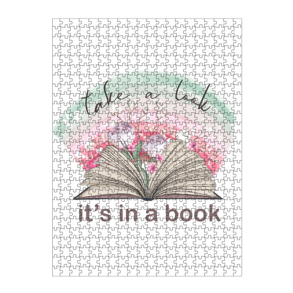 Puzzle Ravensburger "Take A Look It's In A Book" artboxONE - Natur,Floral,Buchstaben,Für Mama