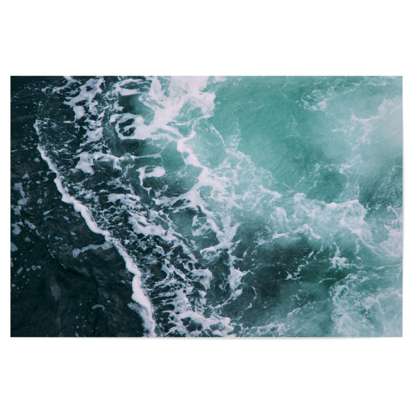 Poster 30x20 cm "Wellenlandschaft" artboxONE - Natur,Abstrakt,Unterwasser