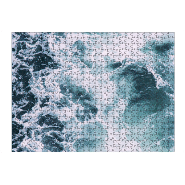 Puzzle Ravensburger "Wellenlandschaft an der Nordsee" artboxONE - Natur,Abstrakt,Unterwasser