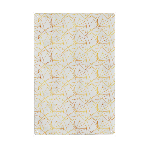 Metall Poster "Geo-Goldmuster" artboxONE - Abstrakt - Grafikdesign,Andere,Muster,Geometrische,Goldene,Metallische,Linien,Exotische,Natur,Textur,Stein