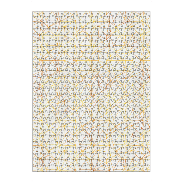 Puzzle Ravensburger "Geo-Goldmuster" artboxONE - Abstrakt