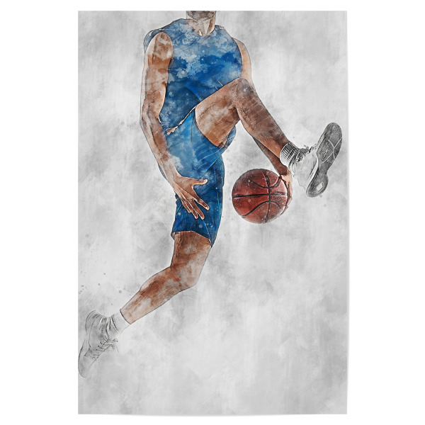 Poster "Basketball 8 (matart)" artboxONE - Sport - Basketball,Korb,Ball,Basketballspieler,Nba,Spieler,Mannschaft,Sport