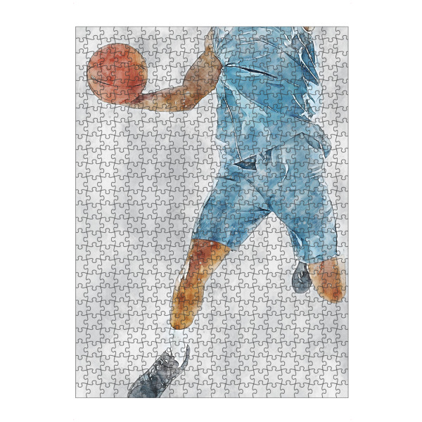 Puzzle Ravensburger "Basketball 7 (matart)" artboxONE - Sport - Basketball,Korb,Ball,Basketballspieler,Nba,Spieler,Team,Sport - Bild basketball