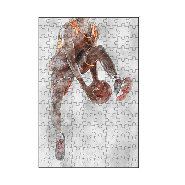 artboxONE Puzzle "Basketball 4 (matart)" artboxONE - Sport - Basketball,Korb,Ball,Basketballspieler,Nba,Spieler,Mannschaft,Sport