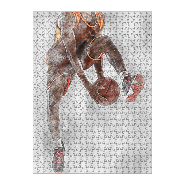 artboxONE Puzzle "Basketball 4 (matart)" artboxONE - Sport - Basketball,Korb,Ball,Basketballspieler,Nba,Spieler,Mannschaft,Sport