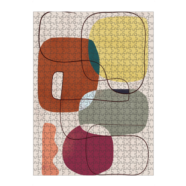 artboxONE Puzzle "Bunte geometrische Formen" artboxONE - Abstrakt