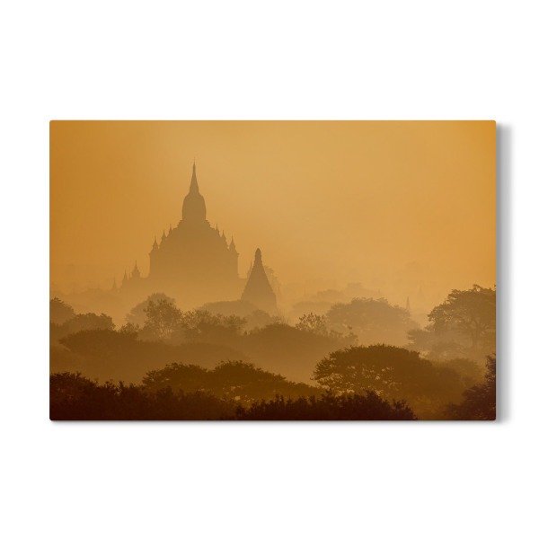 Galerie-Print "Morgennebel in Bagan" 30x20 cm artboxONE