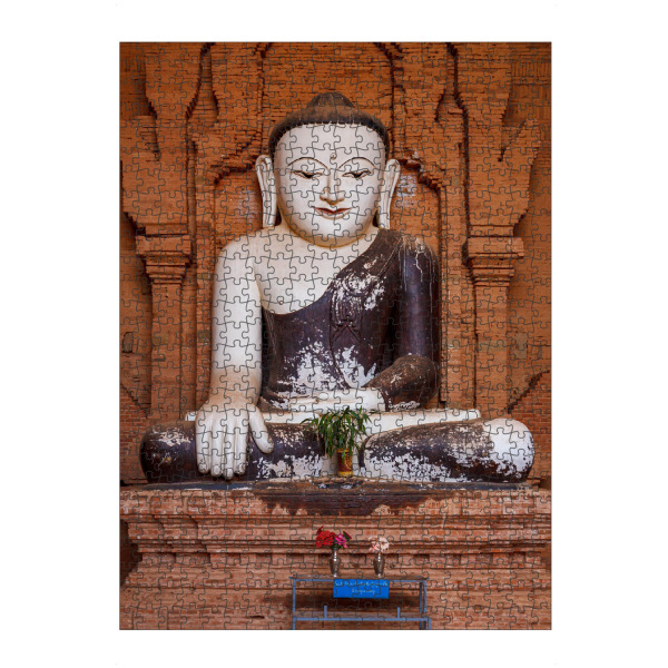 artboxONE Puzzle "Buddhastatue in Bagan" artboxONE - Architektur,Reise / Asien - Myanmar,Burma,Buddha,Buddhismus,Religion,Bagan,Tempel,Statue,Asien