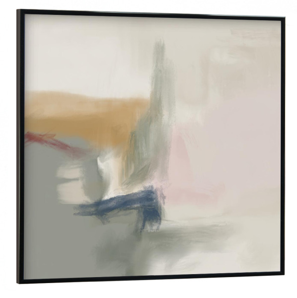 Poster mit schwarzem Rahmen 30x30 cm "Über morgen" artboxONE - Abstrakt