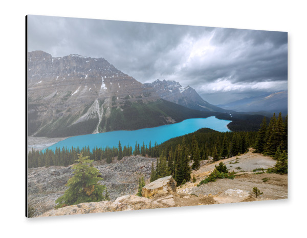 Alu-Dibond "Peyto Lake" 30x20 cm artboxONE