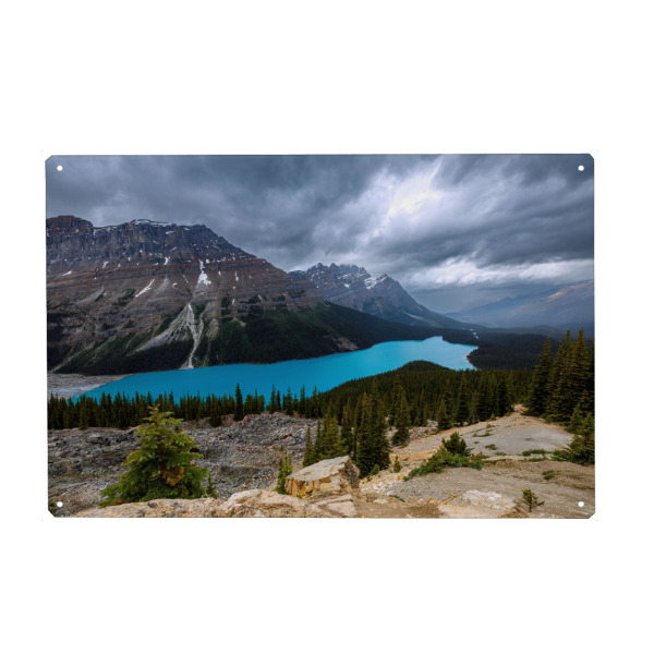 Metall Poster "Peyto Lake" artboxONE - Natur
