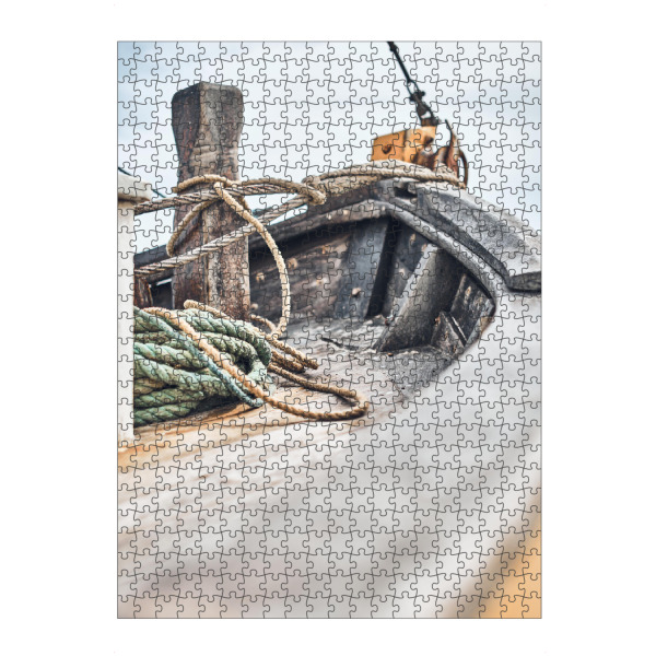 artboxONE Puzzle "Altes Fischerboot" artboxONE - Reise,Reise / Strand und Meer
