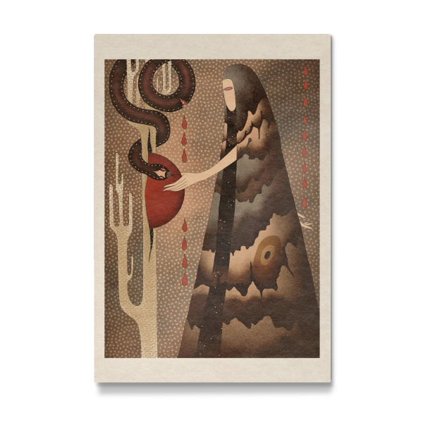 Galerie-Print "Pink Priest - Fuel for hot Wings" 30x20 cm artboxONE