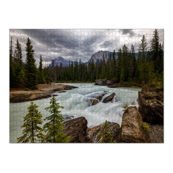 Puzzle Ravensburger "Kicking Horse River in Kanada" artboxONE - Natur,Reise
