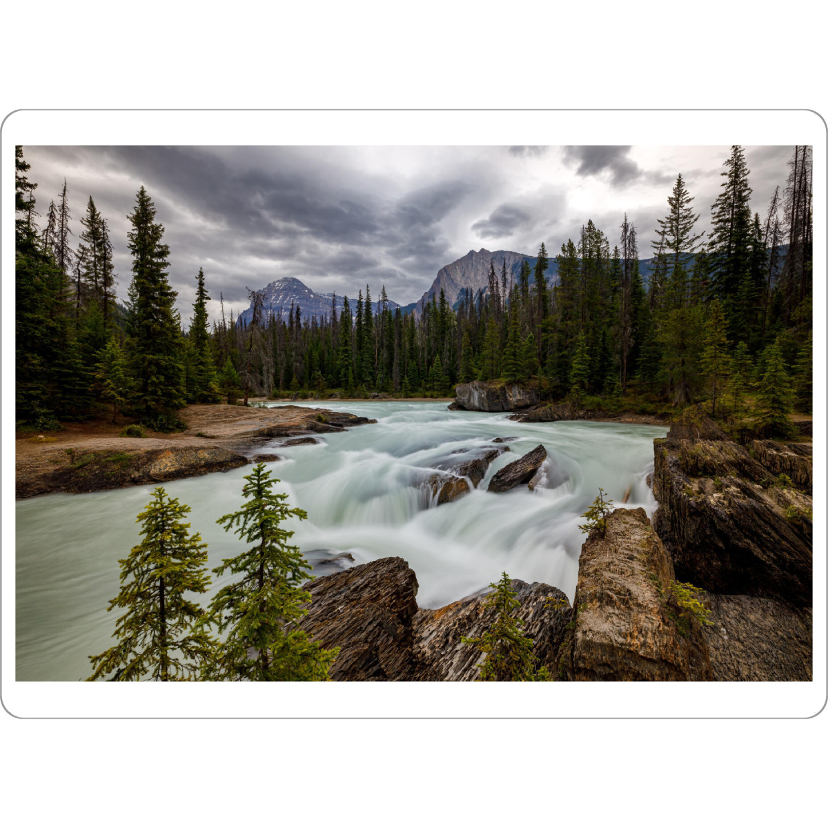 Tischset "Kicking Horse River in Kanada" artboxONE - Natur,Reise