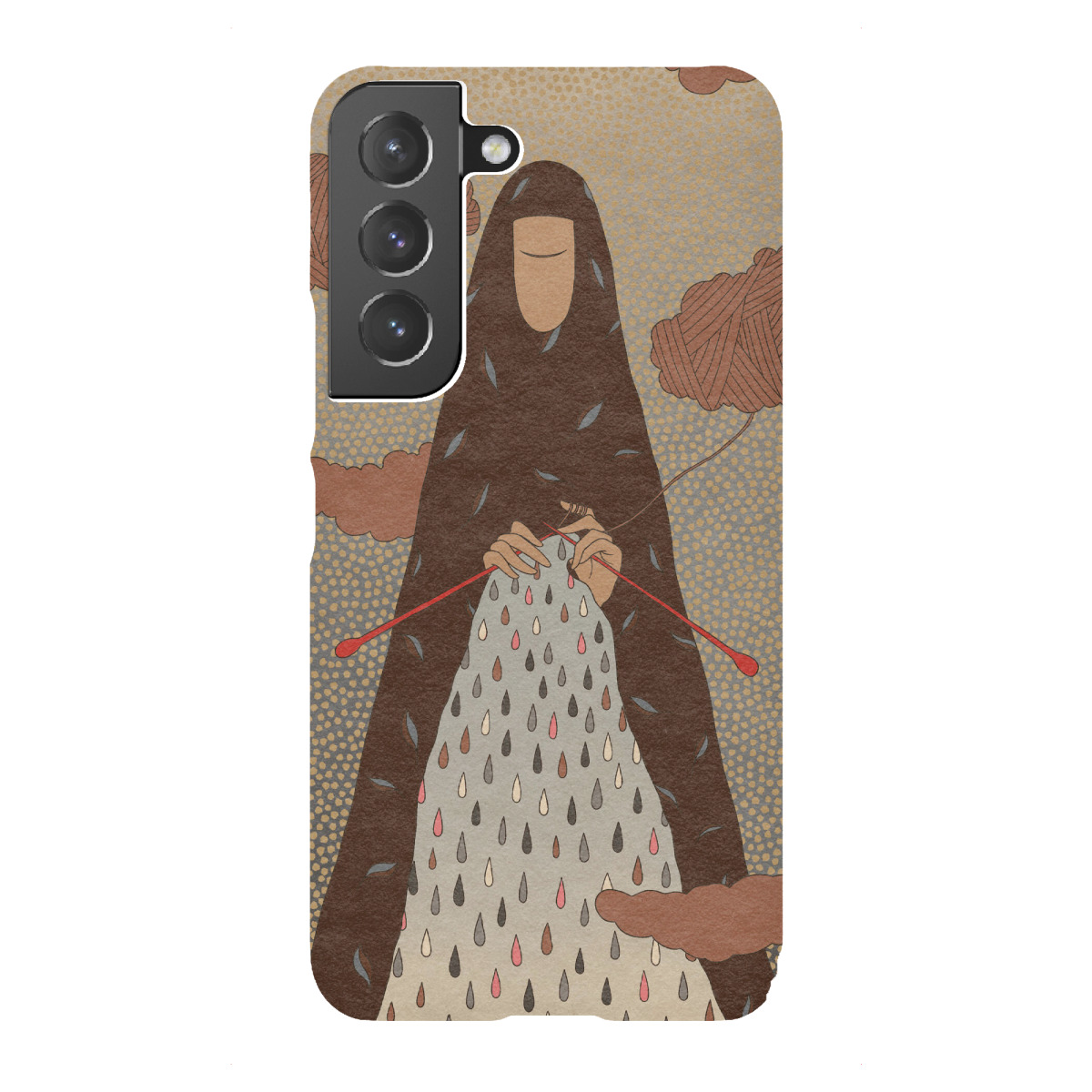 "Pink Priest - Knit it rain"für Samsung Galaxy - Premium-Case Handyhülle artboxONE