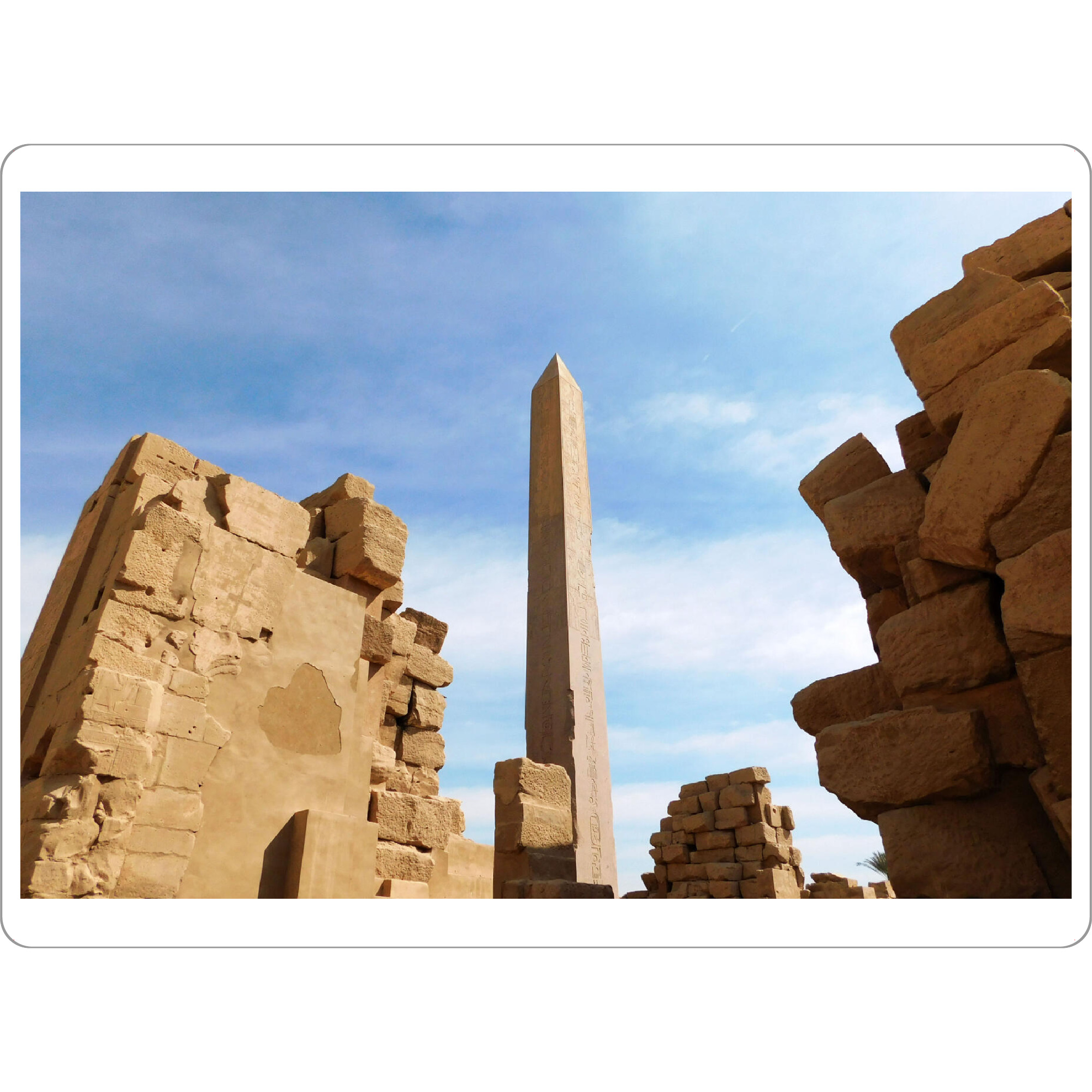 Tischset "The Temple of Karnak, Luxor" artboxONE - Reise,Architektur,Reise / Afrika,Reise / Länder
