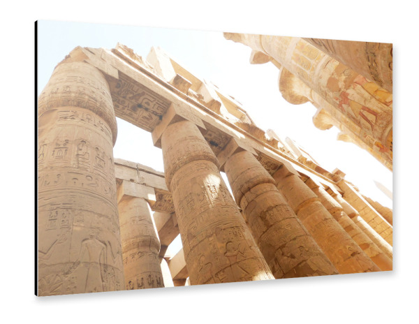 Alu-Dibond "Der Tempel von Karnak" 30x20 cm artboxONE